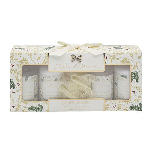 Picture of WHITE SNOWDROP PAMPER SET